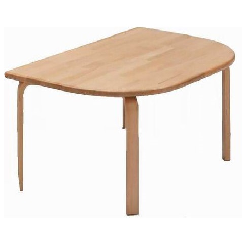 ½ rund bord