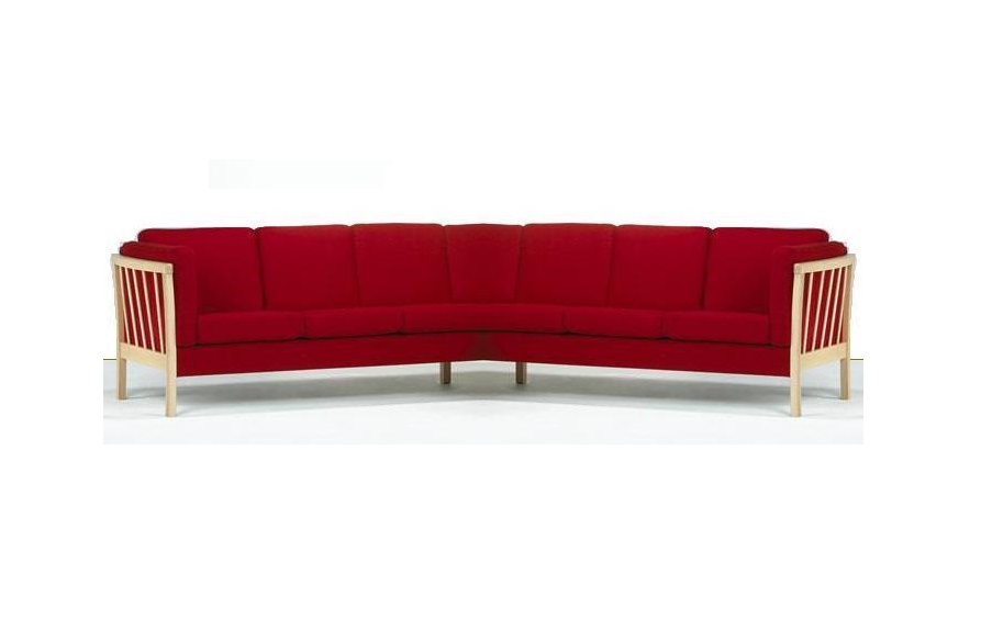 Hjørnesofa 7 pers. "Dronning" 3c3 i stof LUX
