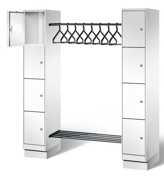 2400102 evolo Stål garderobe