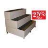 Amfiscene med sort laminat, mobil