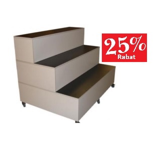 Amfiscene med sort laminat, mobil