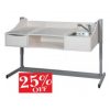 Puslebord med el-hejs og vask