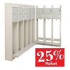 Garderobe Ran-Mega u/bænk