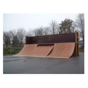 Quarterpipe skaterampe