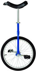 Ethjulet artistcykel