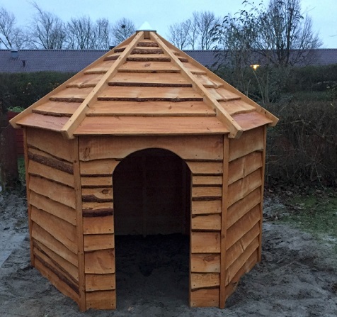 Legehus sekskantet