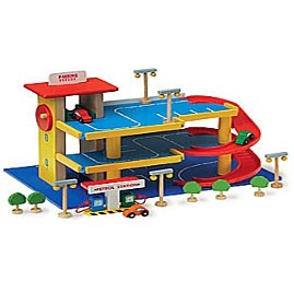 6101230 K Garage/Parkeringshus 39x60cm UDSOLGT