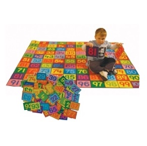 6405050 K Taltæppe inkl. tal (1-100)