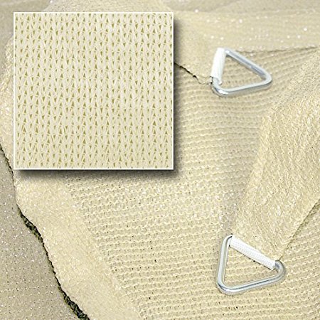 Solsejl Triangel 5x5x5 m. SOLBESKYTTENDE