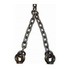 Kæde 1,8m 6mm - 1 stk. m/HANEFOD