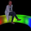 Sansekurve med LED-lysshow