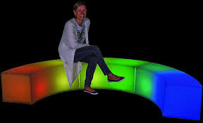 Sansekurve med LED-lysshow