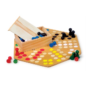 6401730 Ludo 6 personer i træ