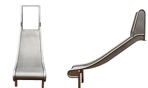 5100110 C Rutchebane til tårn, bakke og terræn (H110-B50-L215cm)