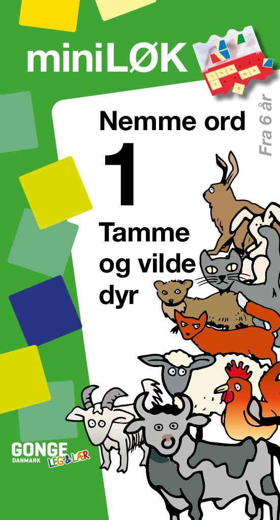 Tamme og vilde dyr miniløk fra 6 år.