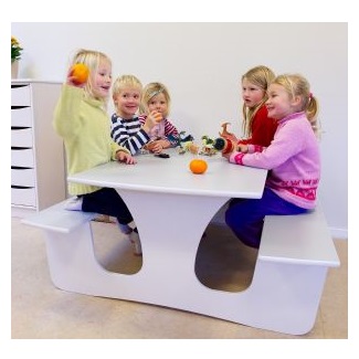 Væghængt 140cm bh bænkebord Væghængt 140cm bh bænkebord