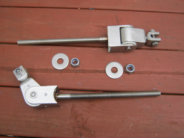 Gyngeophæng m. leje 12 mm stålbolt sæt (2 stk).