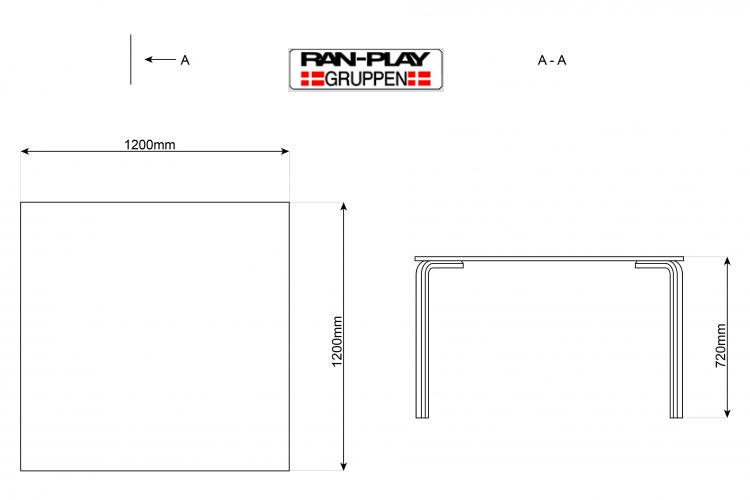 Bord laminat 1200x1200