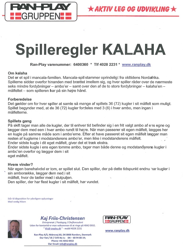 Kalaha spilleregler