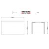 Bord linoleum 800 x 1400