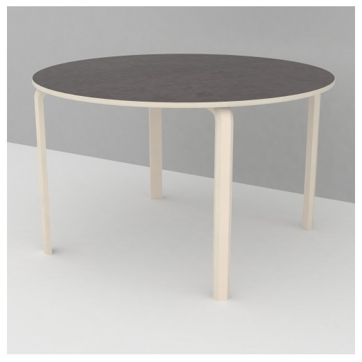 Bord Linoleum rundt Ø 1200