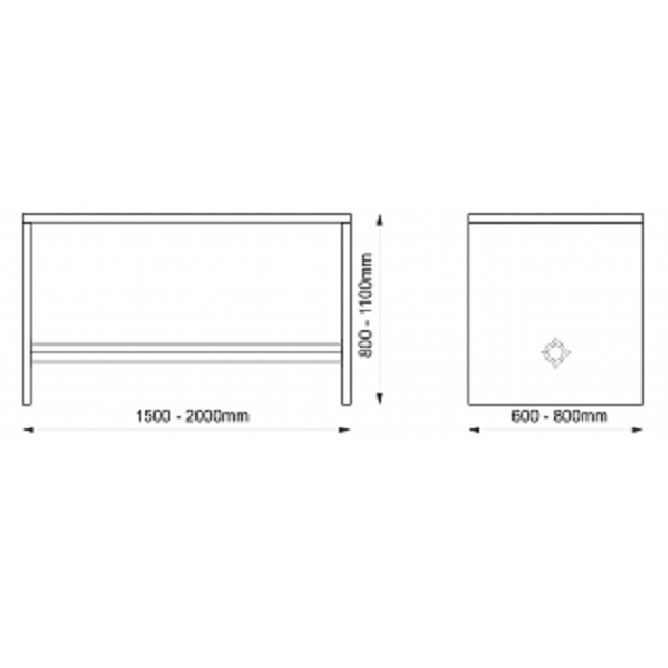 2109430 Dk Gavlbord 2000 mm