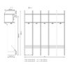Skolegarderobe uden bænk