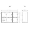 2502845 B1 Personaleskabe 6 rum