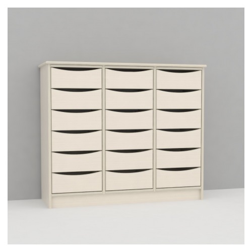 2504885 A1 Skuffereol 18 store skuffer