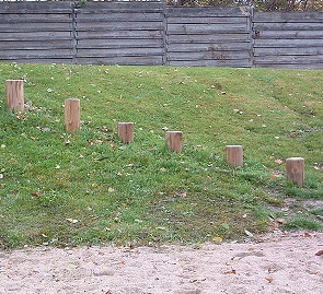 Træde stubbe Balance sæt 6 stk
