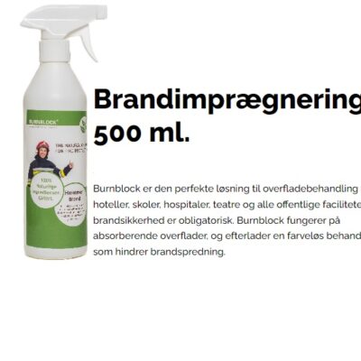 Brandhæmmende spray