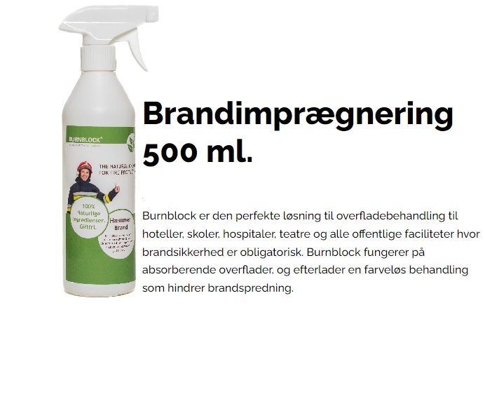 Brandhæmmende spray