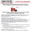 Brandhæmmende spray
