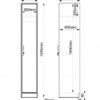 2503049 D Personaleskab 1 aflang rum