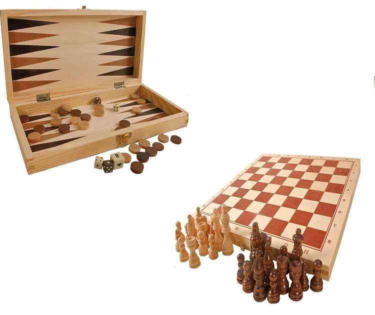 6400320 A Skak og backgammon i trækasse