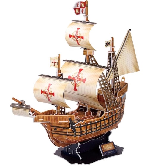 3D puslespil Columbus Skib